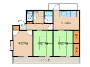 森コ－ポの物件間取画像